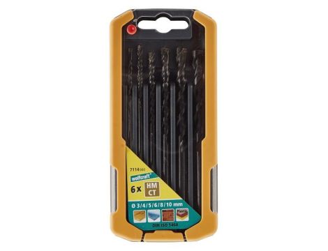 Zestaw wierteł uniwersalnych 3 - 10 mm Wolfcraft [6 szt.] - 2