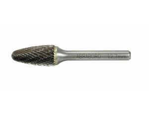 Frez do metalu ABRABORO Typ F, 6,0 x 50/18 - stożek zaokrąglony TCT