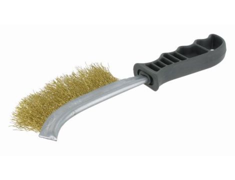 Szczotka ręczna 1-rzędowa 290 mm ABRABORO - drut mosiężny