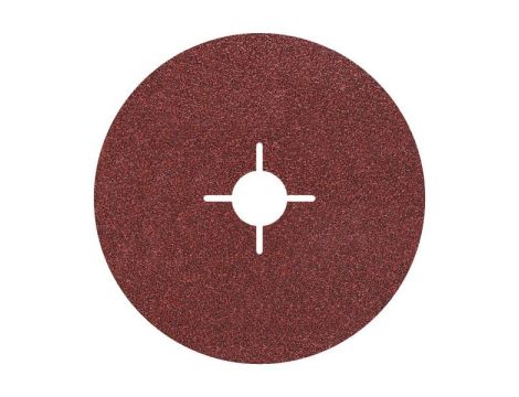 Papier szlifierski 125 mm Wolfcraft - gr. 60, fibrowy [ 5 szt.]