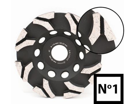 Tarcza diamentowa garnkowa 125 x 22 ABRABORO N1
