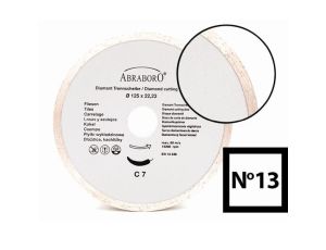 Tarcza diamentowa do płytek 125 x 22/5,5  ABRABORO N13, standard