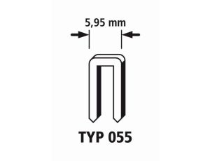Zszywki 55/15 WOLFCRAFT pokryte żywicą [1200 szt.]