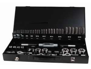 Zestaw gwintowników M3-M20 ABRABORO, HSS-G [55 cz.]