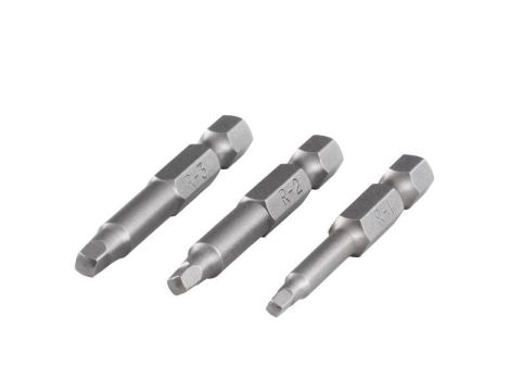 Bit Square Plus 1, 2, 3 Wolfcraft - 50 mm
