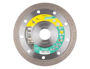 Tarcza diamentowa do płytek 125 x 22/10 Wolfcraft Pro Ceramic Turbo