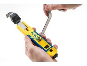 Nóż do kabli JOKARI System 4-70 [70000] z dwoma pałąkami No.28 oraz No.35 do idizolowywania kabli okrągłych w zakresie średnic od 8 do 35 mm - image 2