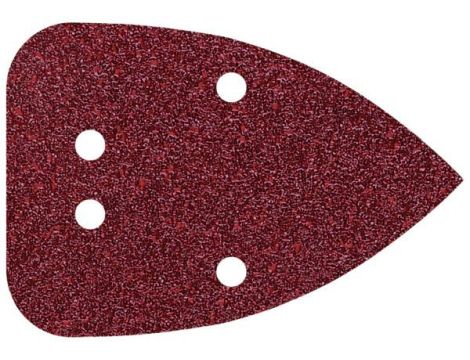 Papier szlifierski 96x136 mm Wolfcraft - gr. 80, perforowany, na rzep [10 szt.]