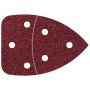 Papier szlifierski 98x139 mm Wolfcraft - gr. 120 perforowany, na rzep [6 szt.] - 2