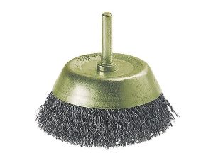 Szczotka doczołowa 50 mm Wolfcraft - drut falisty, trzpień