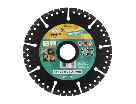 1 Tarcza diamentowa PROJECT MULT 125, Wolfcraft