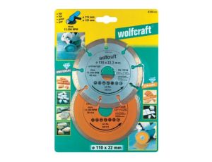 2 tarcze diamentowe fi 110 mm, Wolfcraft