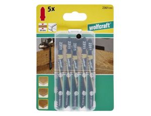 5 brzeszczotów Wolfcraft - uchwyt T, szybkie, zgrubne cięcia - image 2