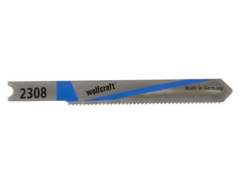 2 brzeszczoty Wolfcraft - uchwyt U, 1-3 mm, blachy, metale nieżelazne