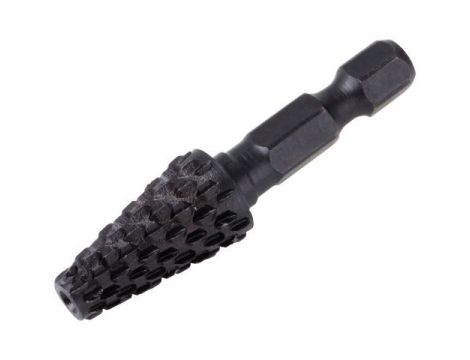 Tarnik profilowany do metalu Wolfcraft - stożkowy, trzpień 6-kąt