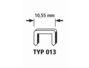 Zszywki 13/8 WOLFCRAFT twarda stal [1400 szt.]