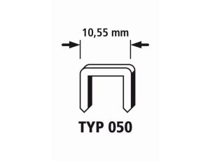 Zszywki 50/8 WOLFCRAFT twarda stal 1500 szt.