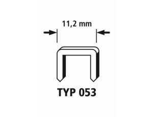Zszywki 53/6 WOLFCRAFT stal [4000 szt.]