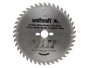 Piła tarczowa 350/30 mm HM Wolfcraft - dokładne, czyste cięcia
