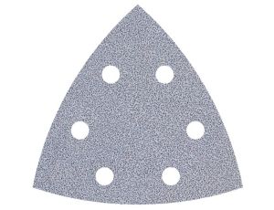 Papier szlifierski 95 mm Wolfcraft - gr. 60, perforowany, na rzep - do farby i lakieru [5 szt.]