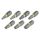 Zestaw bitów Wolfcraft - Torx 10-15-20-25-27-30-40 / 25 mm