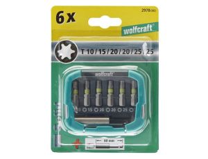 Zestaw bitów gwiazdkowych Torx Wolfcraft - [7 cz.] - image 2