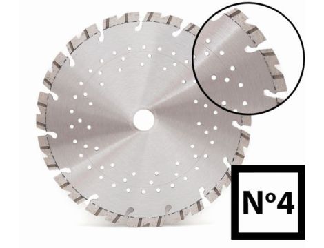Tarcza diamentowa 230 x 22/10 ABRABORO N4, profesjonalna