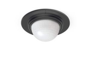 Czujnik ruchu i zmierzchu Steinel IS360-1 DE podtynkowy IP54 okrągły czarny