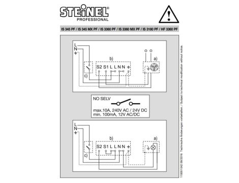 Czujnik ruchu i zmierzchu Steinel IS3180 PF natynkowy IP54 kwadrat biały - 2