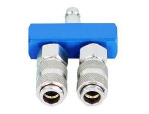 Rozdzielacz pneumatyczny Scheppach 2-drożny