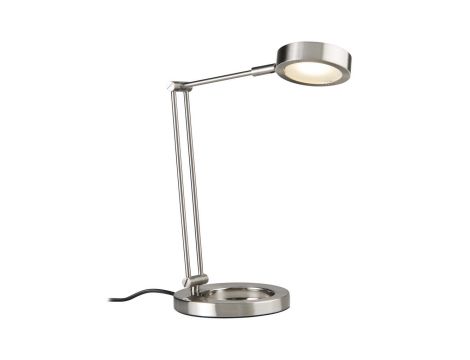 Lampka biurkowa ZED LED 5W 359lm 3000K 230V szczotkowane żelazo / metal