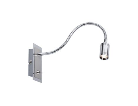 Oprawa ścienna ZYLINDRO LED z włącznikiem 2700K 1x3W 120lm  230V  chrom