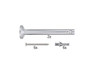 System linkowy wspornik sufitowy 1 para, chrom, fi16mm