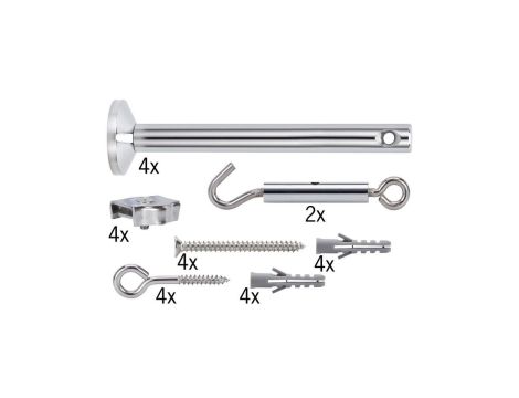 Zestaw napinający do systemów linkowych Chrom