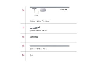 URail system bazowy max. 1000W Chrom Mat 230V - image 2