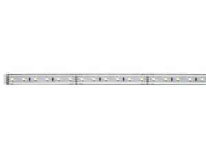 Taśma MaxLED 500 Stripe 1m ciepły biały / tworzywo sztuczne 7W 24V srebrny / tworzywo sztuczne tworzywo sztuczne
