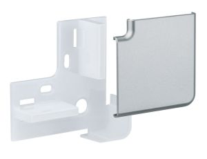 Łącznik Duo do profili taśm LED 90° narożnik 2 szt.matowe aluminium / tworzywo sztuczne - image 2