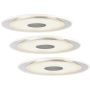 Whirl LED oprawa wbudowana 3x6W aluminum/ satyna - 3
