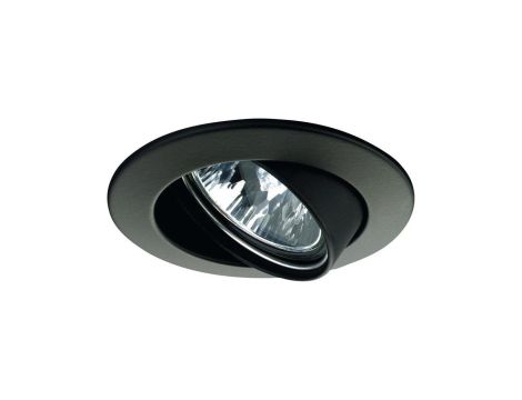 Oprawa wbudowana, ruchoma 51mm czarna downlight LED 12V