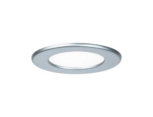 Panel okrągły LED 1x6W 4000K 230V 115mm Chrom Mat/Tworzywo sztuczne