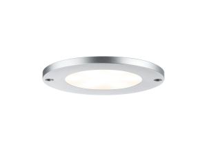 Oprawa meblowa podszafkowa LEAF LED 3x4W 15VA 80mm okrągła 230/12V aluminium szczotkowane / aluminium