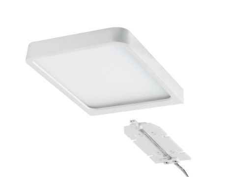 Vane LED oprawy meblowe kwadratowe 2x8W 15VA 230/12V 105x140mm Biały Mat/Aluminium - 3