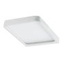 Vane LED oprawy meblowe kwadratowe 2x8W 15VA 230/12V 105x140mm Biały Mat/Aluminium - 3