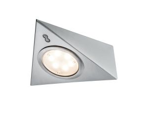 Oprawy podszafkowe z czujnikiem zbliżeniowym 3x2,8W 12VA 230/12V Żelazo satynowe/Szkło