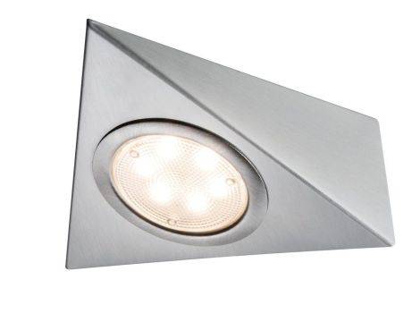 Oprawy podszafkowe z czujnikiem zbliżeniowym 3x2,8W 12VA 230/12V Żelazo satynowe/Szkło - 2