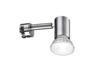 Oprawa ścienna SIMPLO LED GU10 5.3W 2700K 230V żelazo szczotkowane / metal