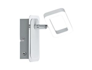 Oprawa ścienno-sufitowa FRAME LED 1x4,5W 1x320lm 3000K 230V biały mat / chrom / metal