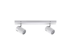 Oprawa ścienno sufitowa ZYLI GU10 max. 2x10W IP44 230V biały / chrom /metal