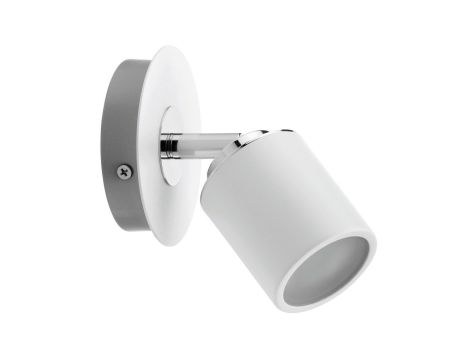 Oprawa ścienno-sufitowa TUBE GU10 max. 1x10W IP44 230V biały / chrom /metal