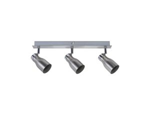 Oprawa ścienno-sufitowa MELI GU10 max. 3x10W 230V nikiel mat / metal